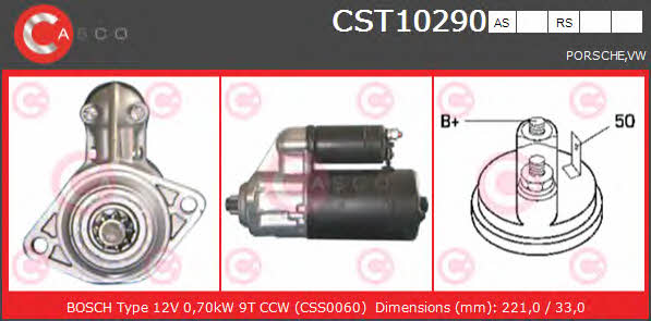 Casco CST10290AS Starter CST10290AS