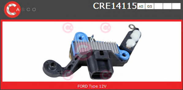 Casco CRE14115AS Alternator Regulator CRE14115AS