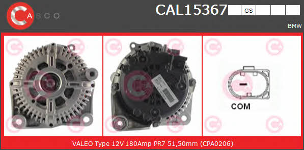 Casco CAL15367GS Alternator CAL15367GS