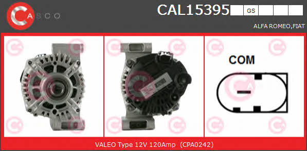 Casco CAL15395GS Alternator CAL15395GS