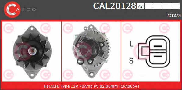 Casco CAL20128AS Alternator CAL20128AS