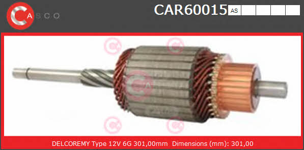 Casco CAR60015AS Armature, starter CAR60015AS
