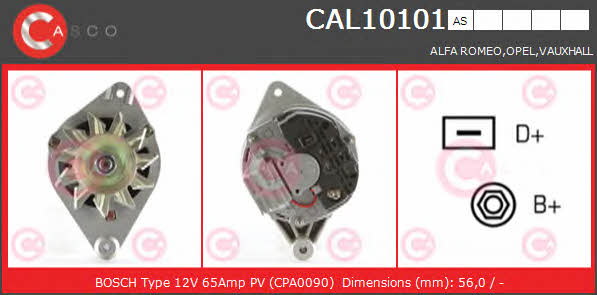 Casco CAL10101AS Alternator CAL10101AS
