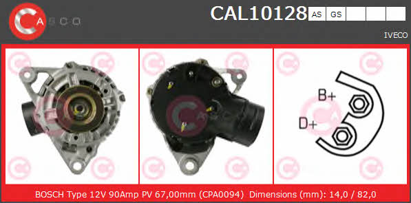 CAL10128AS Casco Alternator