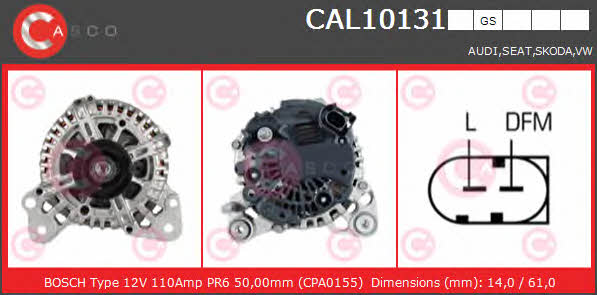 Casco CAL10131GS Alternator CAL10131GS