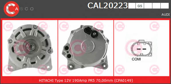 Casco CAL20223GS Alternator CAL20223GS