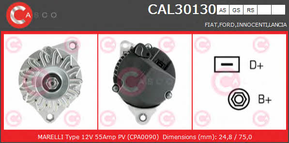 Casco CAL30130GS Alternator CAL30130GS