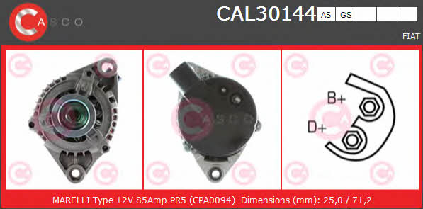 Casco CAL30144GS Alternator CAL30144GS