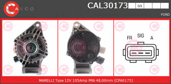 Casco CAL30173GS Alternator CAL30173GS