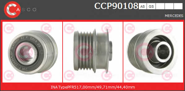 Casco CCP90108AS Belt pulley generator CCP90108AS