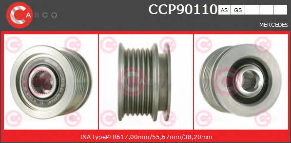 Casco CCP90110AS Belt pulley generator CCP90110AS