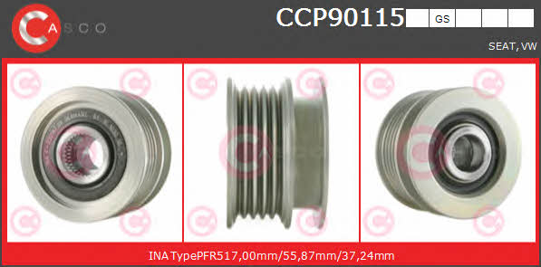 CCP90115GS Casco Belt pulley generator