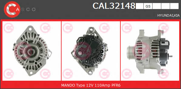 Casco CAL32148GS Alternator CAL32148GS