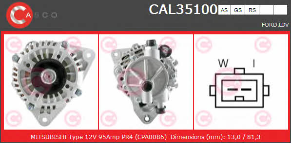 CAL35100AS Casco Alternator
