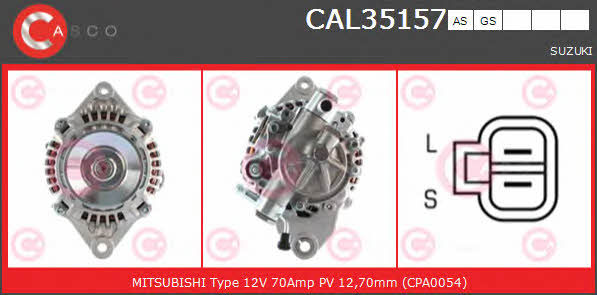 Casco CAL35157AS Alternator CAL35157AS