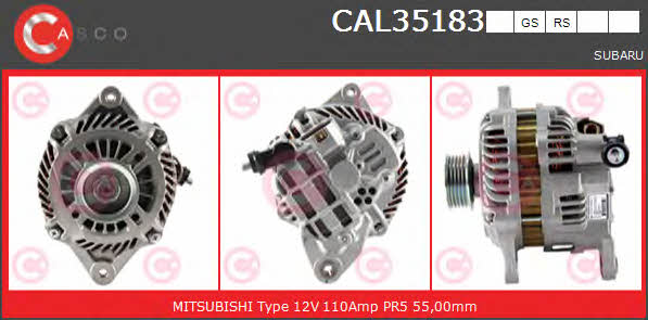 Casco CAL35183GS Alternator CAL35183GS