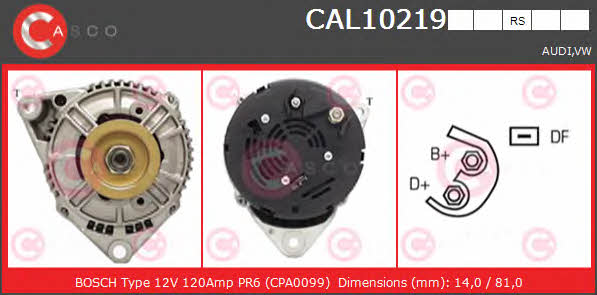 Casco CAL10219RS Alternator CAL10219RS