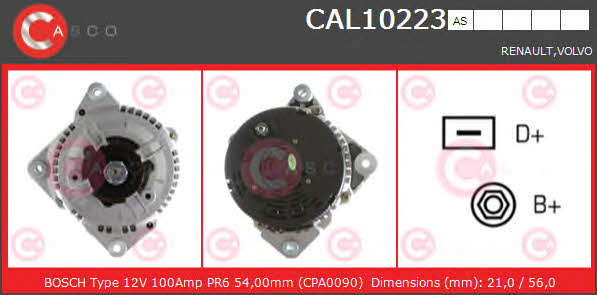 Casco CAL10223AS Alternator CAL10223AS
