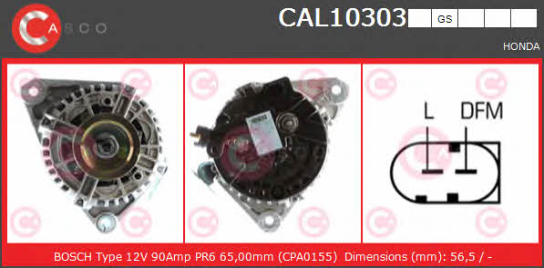 Casco CAL10303GS Alternator CAL10303GS