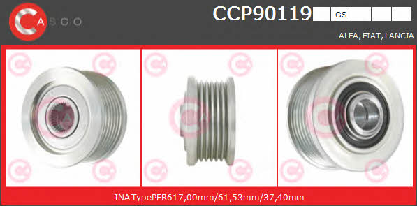 CCP90119GS Casco Belt pulley generator
