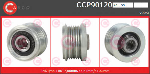 CCP90120AS Casco Belt pulley generator