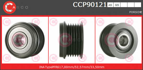 Casco CCP90121AS Belt pulley generator CCP90121AS