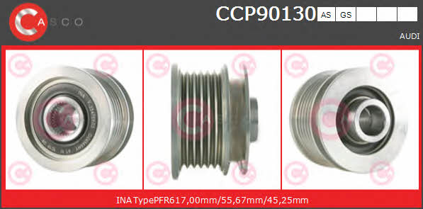 Casco CCP90130AS Belt pulley generator CCP90130AS