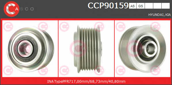 Casco CCP90159AS Belt pulley generator CCP90159AS