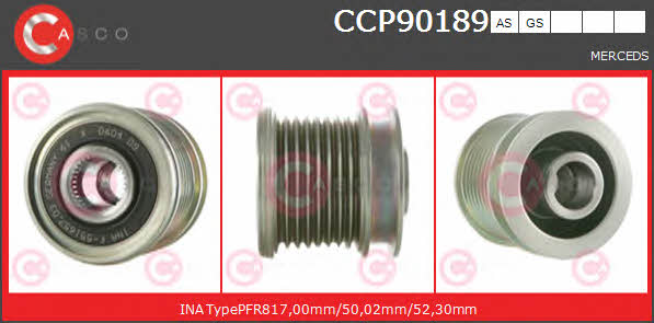 Casco CCP90189AS Belt pulley generator CCP90189AS