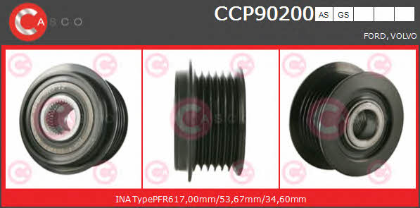 Casco CCP90200AS Belt pulley generator CCP90200AS