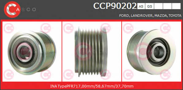 Casco CCP90202AS Belt pulley generator CCP90202AS