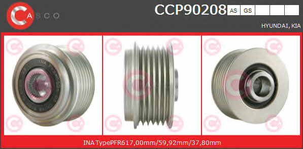 Casco CCP90208AS Belt pulley generator CCP90208AS