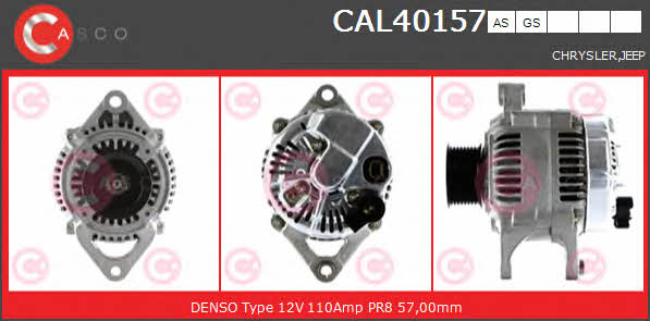 Casco CAL40157AS Alternator CAL40157AS