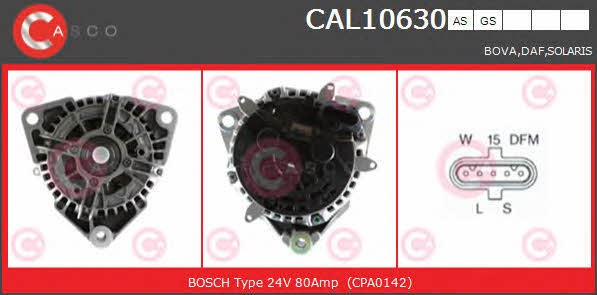 CAL10630AS Casco Alternator