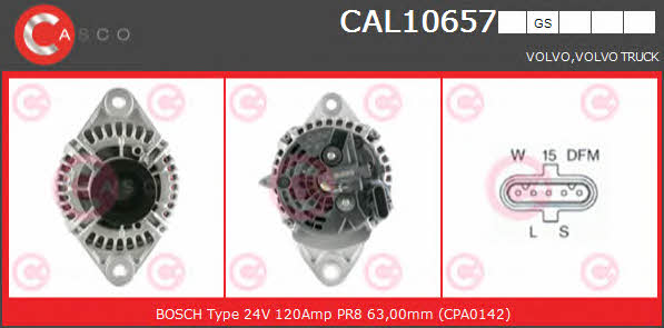 CAL10657GS Casco Alternator