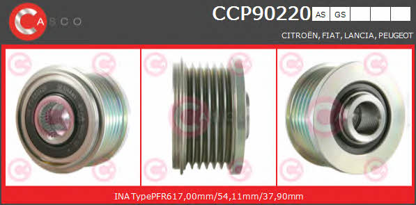 CCP90220AS Casco Belt pulley generator