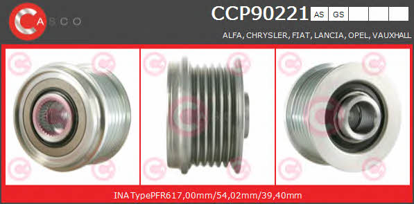 CCP90221AS Casco Belt pulley generator