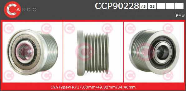 Casco CCP90228AS Belt pulley generator CCP90228AS