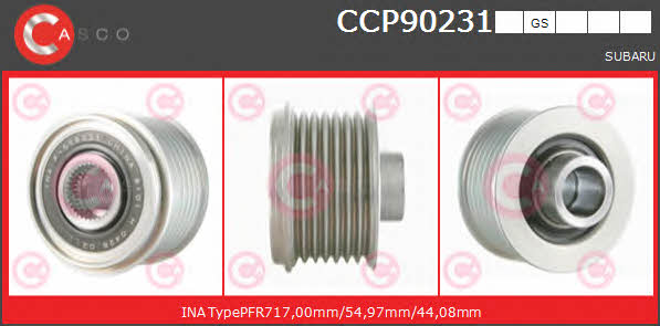Casco CCP90231GS Belt pulley generator CCP90231GS