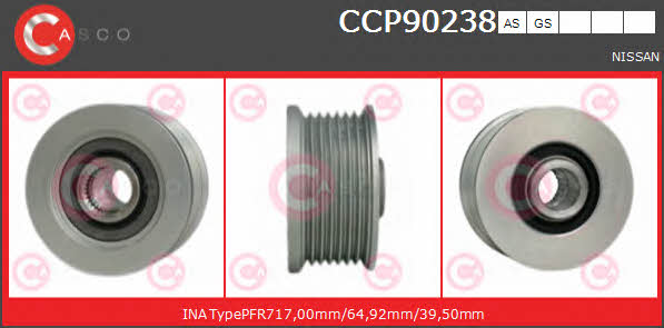 CCP90238AS Casco Belt pulley generator