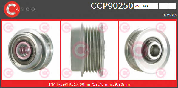CCP90250AS Casco Belt pulley generator