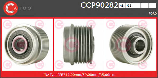 Casco CCP90282AS Belt pulley generator CCP90282AS