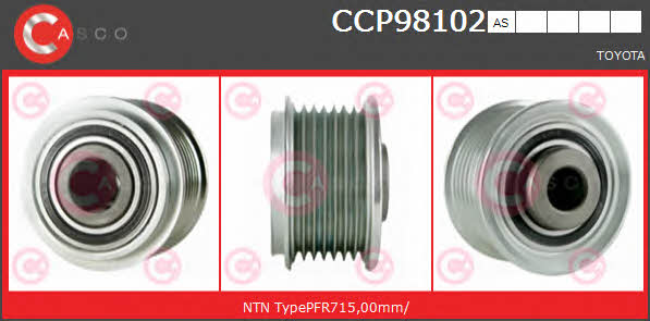Casco CCP98102AS Belt pulley generator CCP98102AS