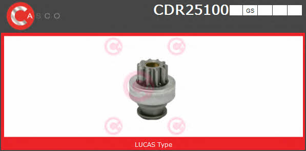 Casco CDR25100GS Freewheel gear, starter CDR25100GS