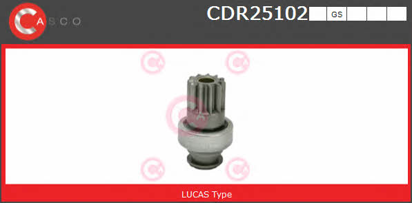 Casco CDR25102GS Freewheel gear, starter CDR25102GS