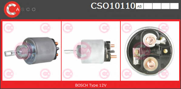 Casco CSO10110AS Solenoid switch, starter CSO10110AS