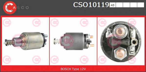 Casco CSO10119AS Solenoid switch, starter CSO10119AS