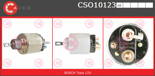 Casco CSO10123AS Solenoid switch, starter CSO10123AS