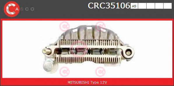 Casco CRC35106AS Rectifier, alternator CRC35106AS CRC35106AS Casco Rectifier, alternator