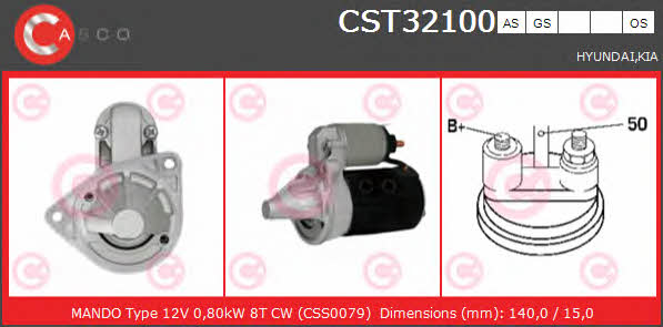 Casco CST32100GS Starter CST32100GS